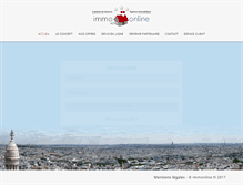 Tablet Screenshot of immonline.fr